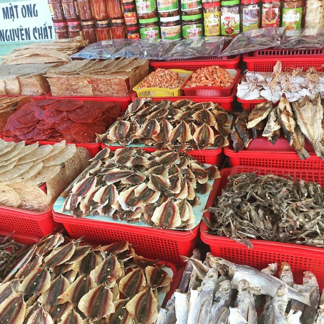 Hải sản khô Nha Trang với chủng loại đa dạng 